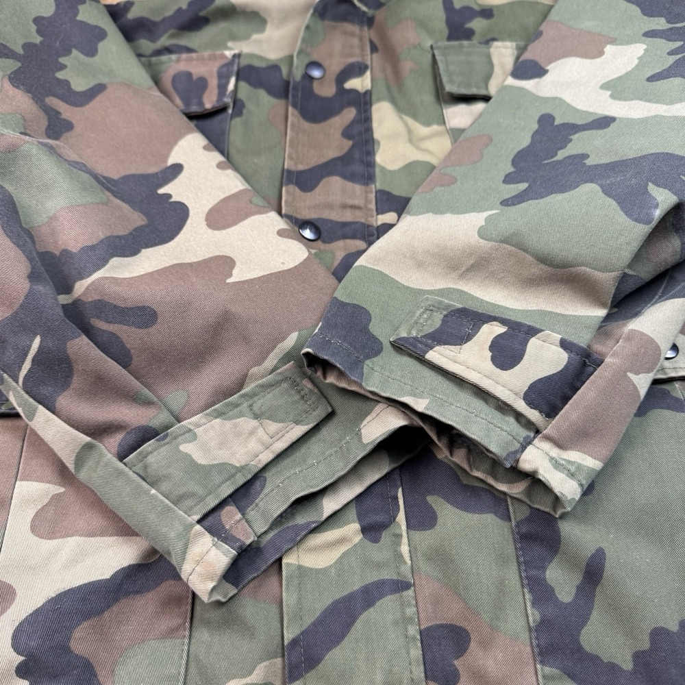 Vintage Winchester Jacket Mens Medium Camouflage Hunting Shooting Green Outdoors - Picture 6 of 13